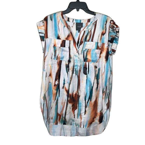 Lysse Sand Castle Pull On Shirt Tops Hangout Shores Size Medium - Picture 1 of 7